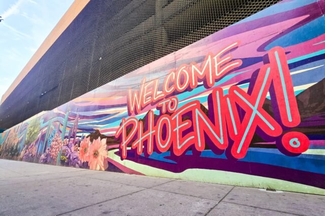 🌵🌵🌵☀️☀️☀️🏜🏜🏜
.
.
.
Mural by Kayla Newnam @outtheremurals .
.
.
.
#streetmurals #streetart #quiltcon #quiltcon2025 #phoenix #phoenixarizona🌵☀️